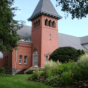 Outside of The Abbey of Belfry Inn
